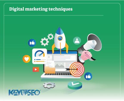 What techniques are used in digital marketing?